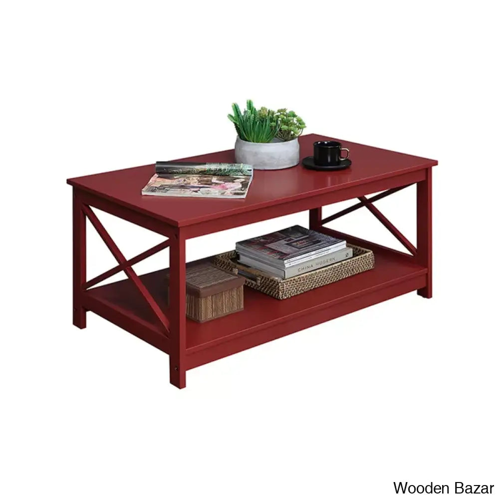 Darieky 4 Legs Coffee And Center Table With Storage