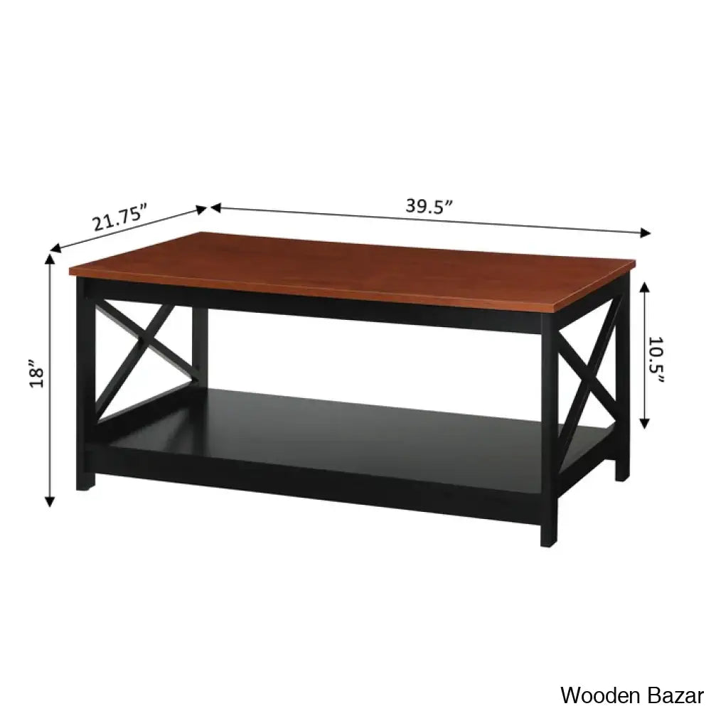 Darieky 4 Legs Coffee And Center Table With Storage