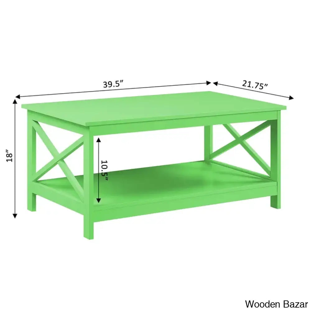 Darieky 4 Legs Coffee And Center Table With Storage