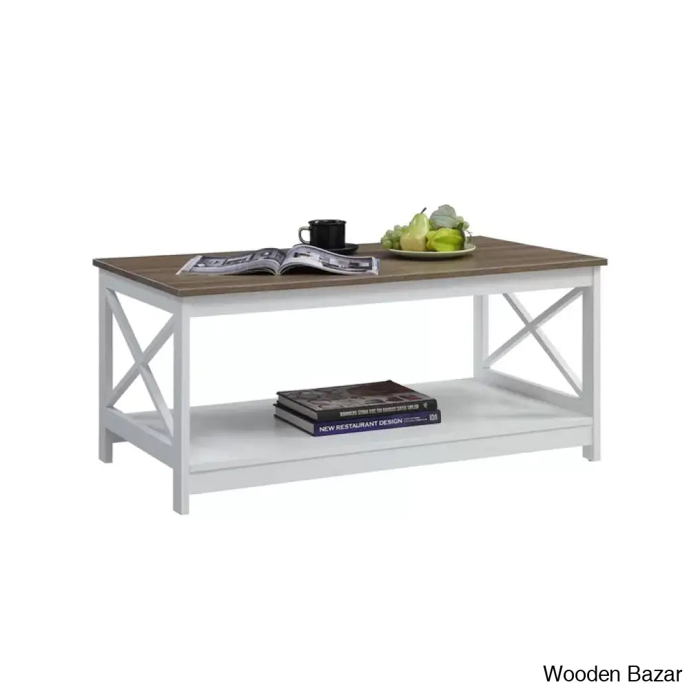 Darieky 4 Legs Coffee And Center Table With Storage