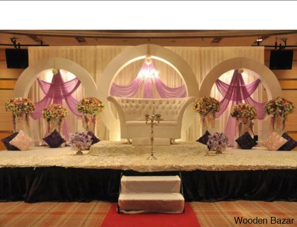 Daswant Textured Backdrops Handmade Fiberglass Stage - Wooden Bazar