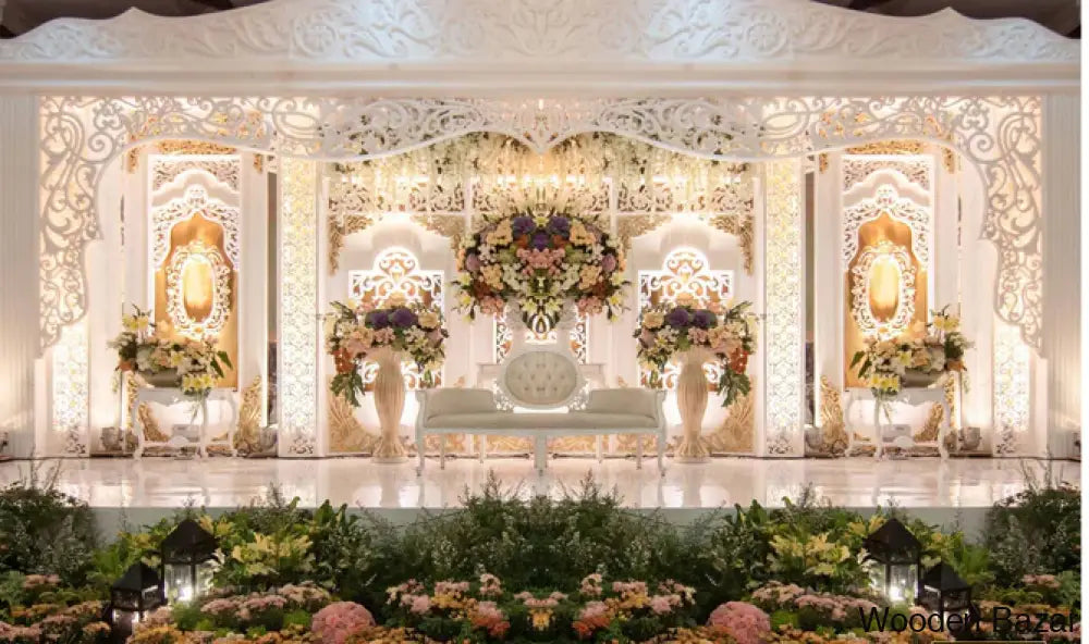 Dawson Stylish Handmade Fiberglass Wedding Stage - Wooden Bazar