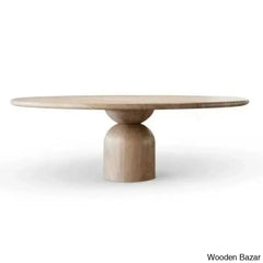 Dayton New Premium Teak Wood Round Dining Table