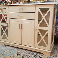 2 Drawer Sideboard – Stylish Wooden Storage Cabinet for Dining Room
