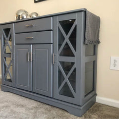 2 Drawer Sideboard – Stylish Wooden Storage Cabinet for Dining Room