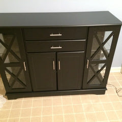 2 Drawer Sideboard – Stylish Wooden Storage Cabinet for Dining Room