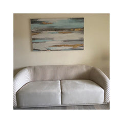 Yara Pleated Velvet Sofa
