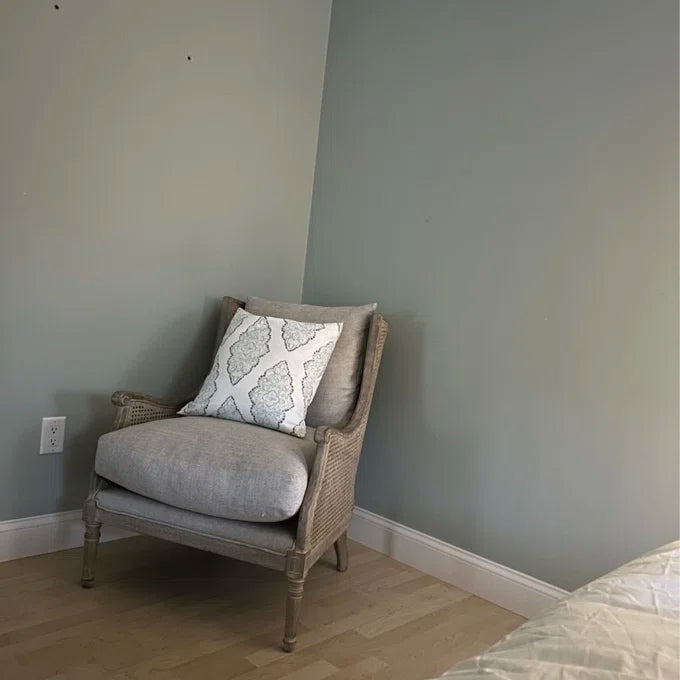 Solid Wood Armchair – Durable Frame with Soft Upholstery