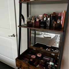 Talaya Vanity Bookshelf & Racks & Stool