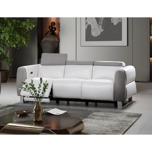 2 - Piece Faux Leather Living Room Set Luxury Sofa Set