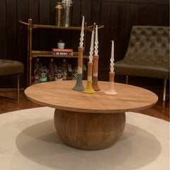 Iver Solid Wood Coffee Table and center table