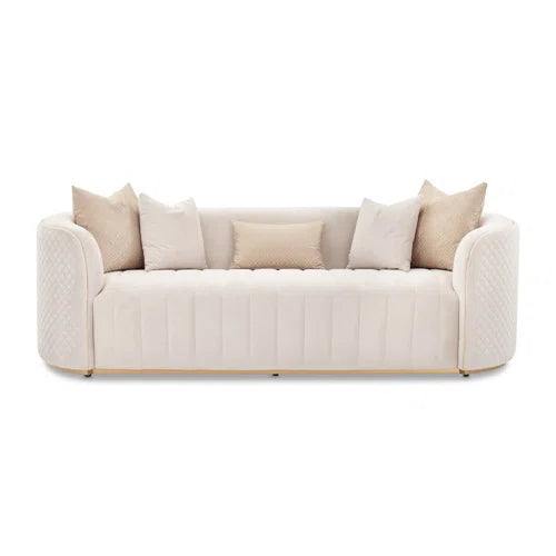 Arianaz 7 - Piece Velvet Living Room Set Luxury Sofa Set