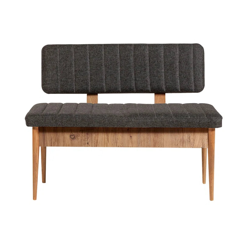 Nency Upholstered Bench - Wooden Bazar