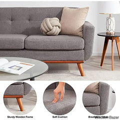 Deliliah New Loveseat Sofa Mid Century Modern Decor Love Seat Couches For Living Room