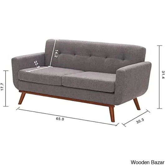 Deliliah New Loveseat Sofa Mid Century Modern Decor Love Seat Couches For Living Room