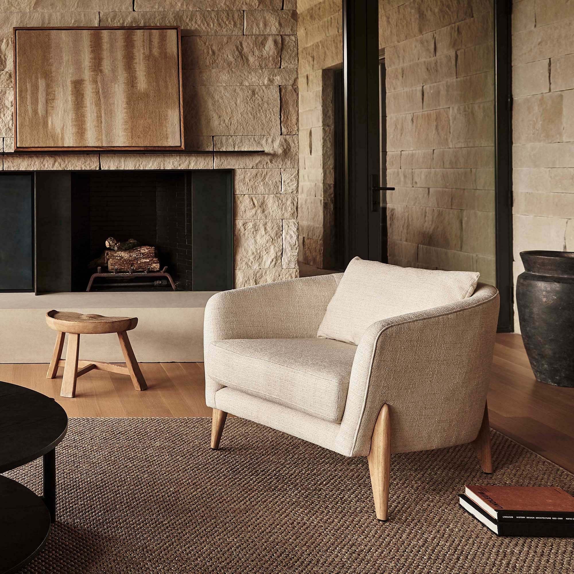 Yunuversa Lounge chair - Wooden bazar