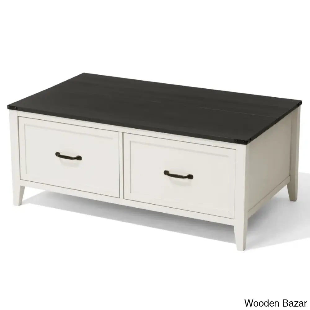 Demeniuko Coffee And Center Table Black