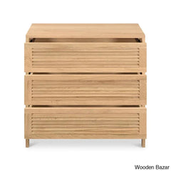 Denzel 3 Chest Of Drawers In With Crafted Comfort - Wooden Bazar