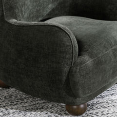 Wippie Upholstered Lounge Chair - Wooden bazar