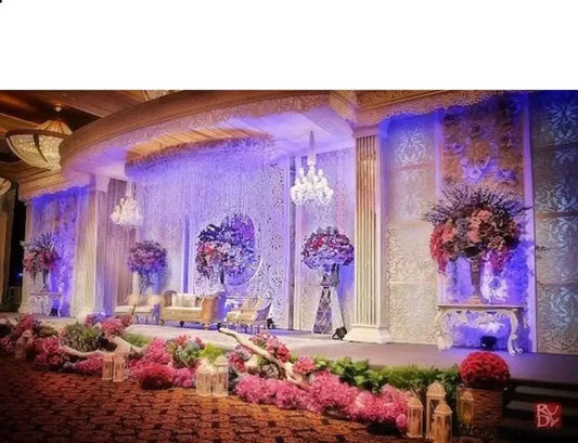 Dertino Beautiful Handmade Fibre Glass Wedding Stage - Wooden Bazar