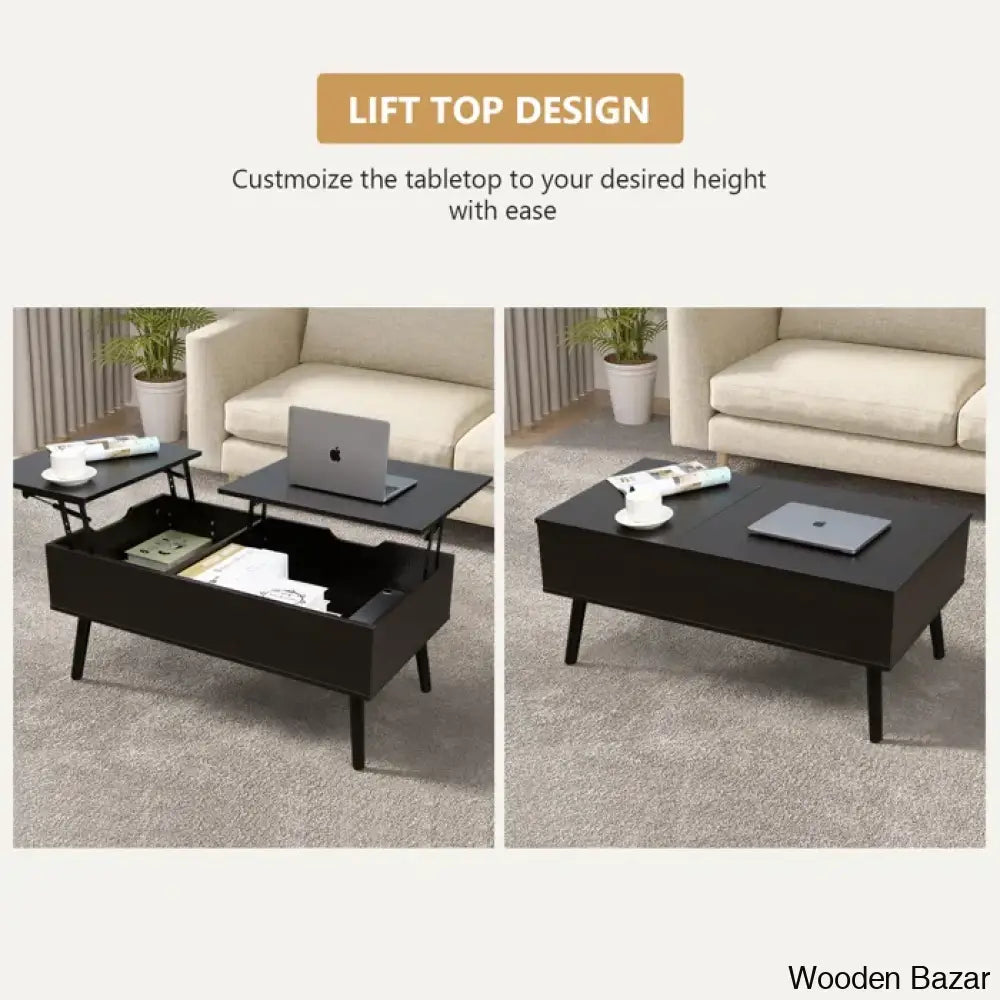 Desaric Lift Top Coffee And Center Table With Storage