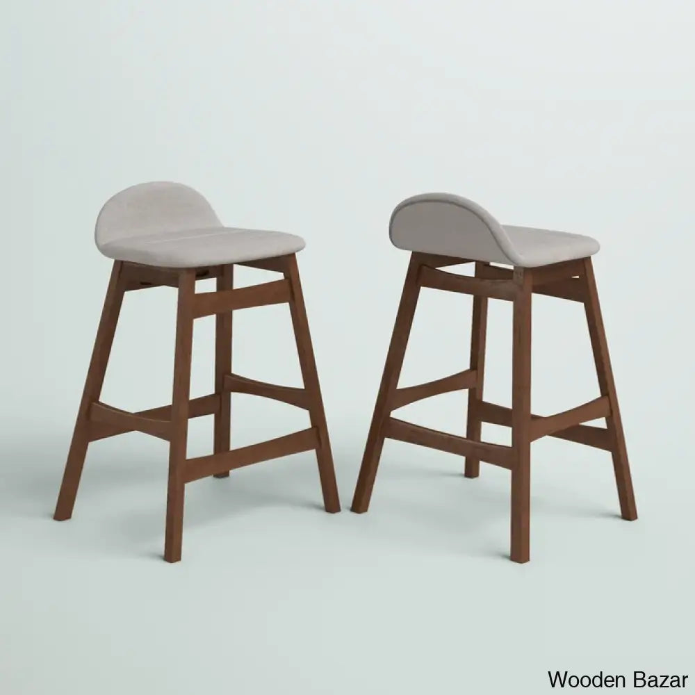 Didmartone Swivel Counter And Bar Stool (Set Of 2) Light Tan / (24’’ Seat Height)