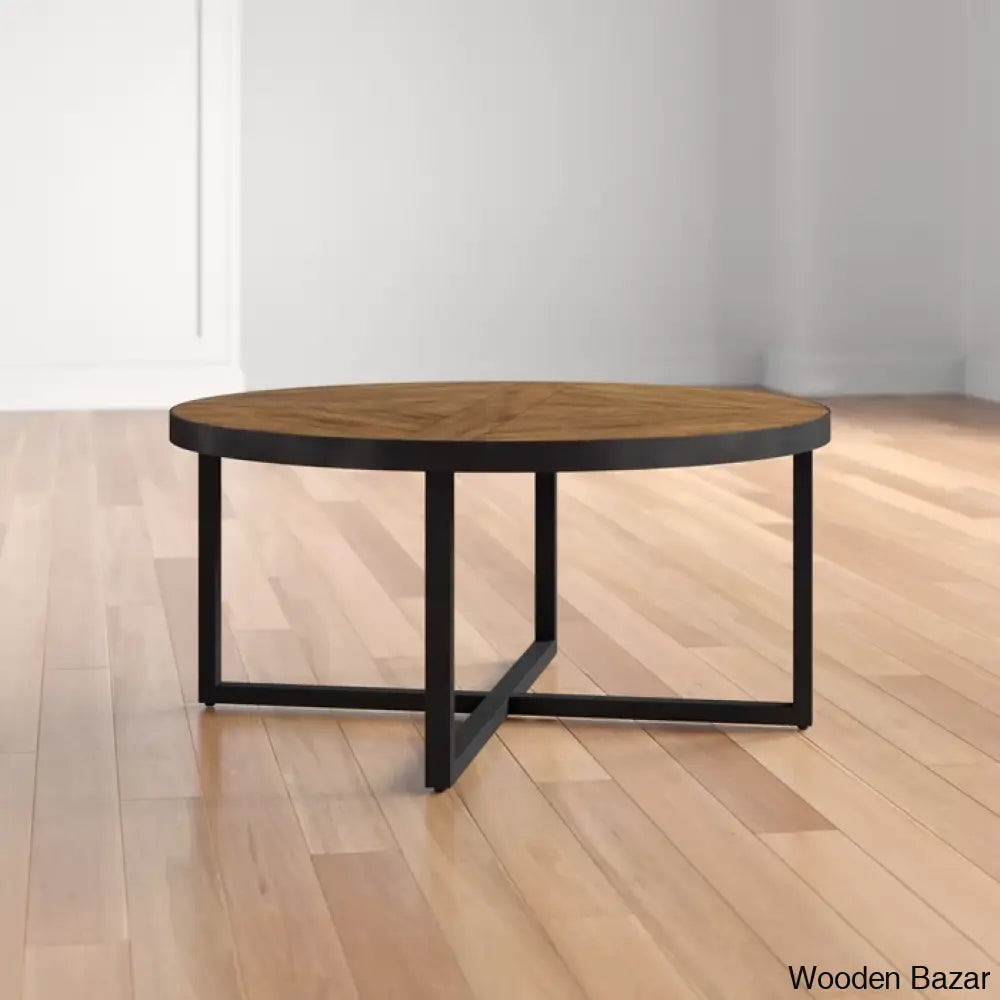 Dillwyn Solid Wood Top Coffee And Center Table