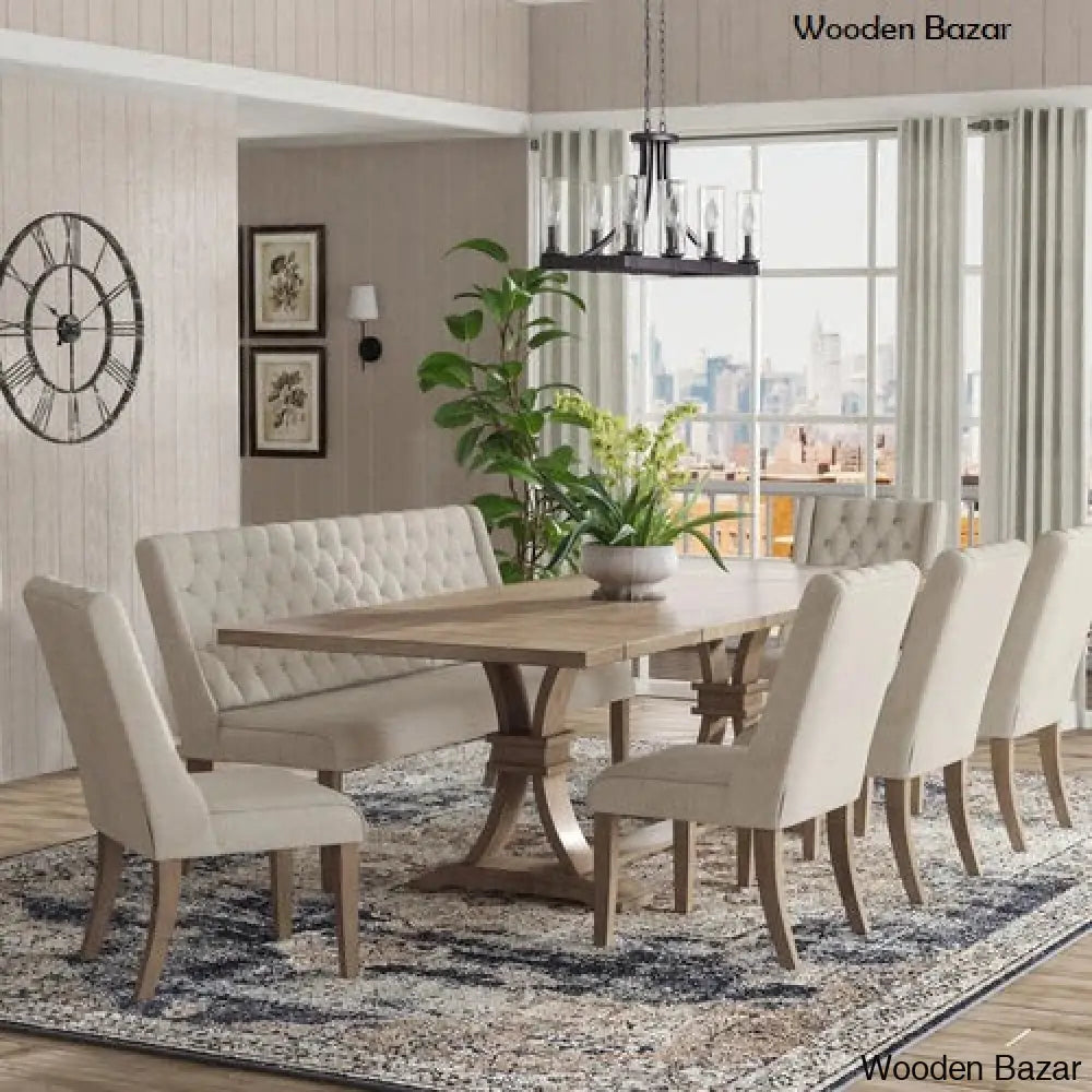 dining set - Wooden Bazar