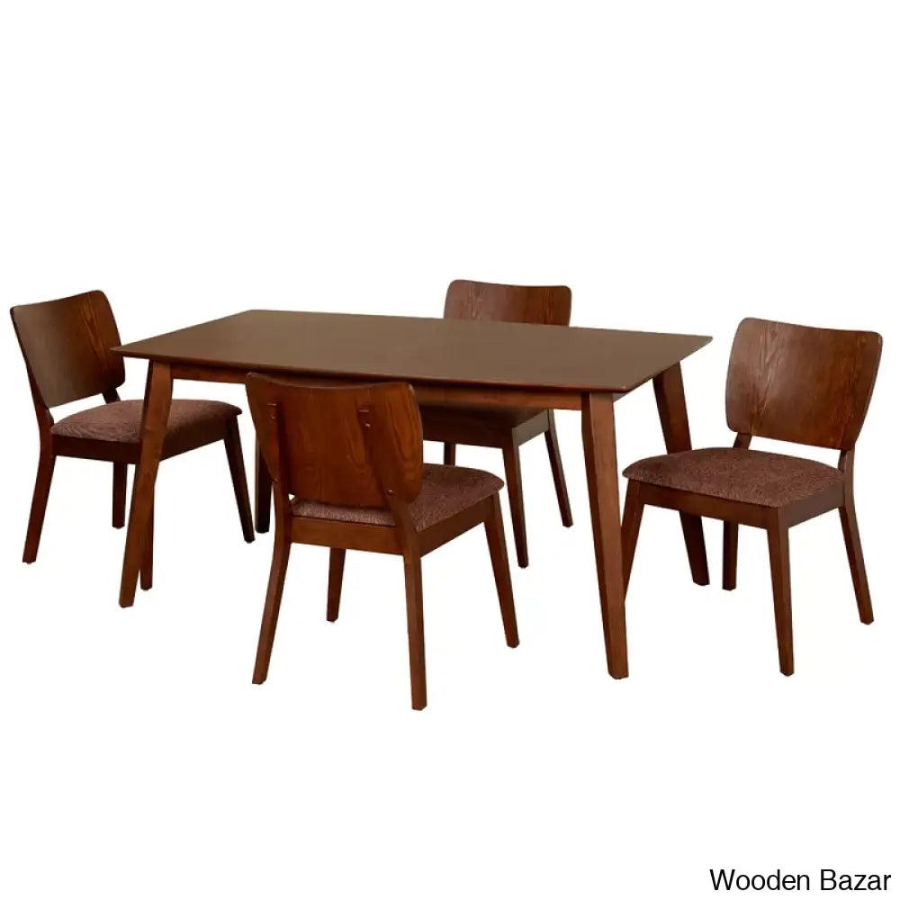 Dodie Royal Wooden 6 Seater Dining Table Set For Modern Homes