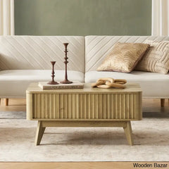 Dorcus Modern Coffee Table And Center Table - Wooden Bazar