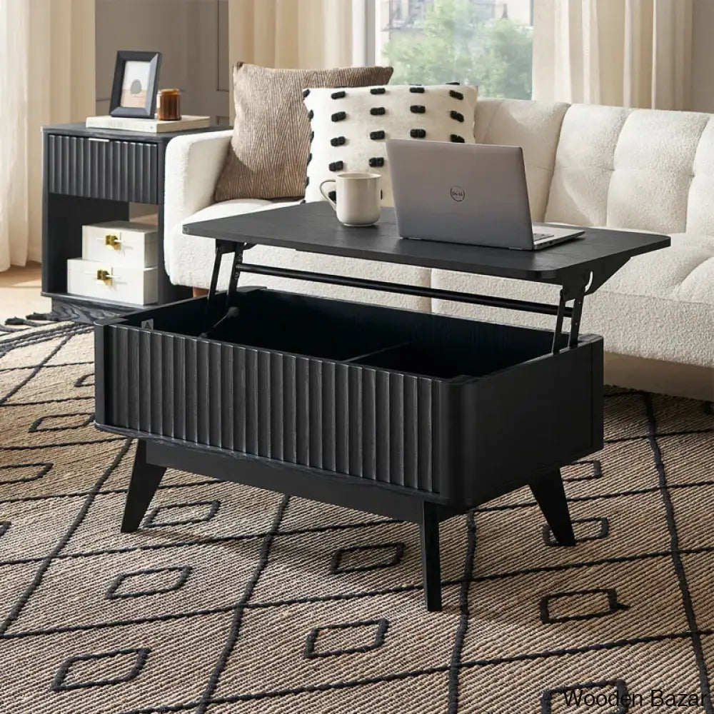 Dorcus Modern Coffee Table And Center Table - Wooden Bazar