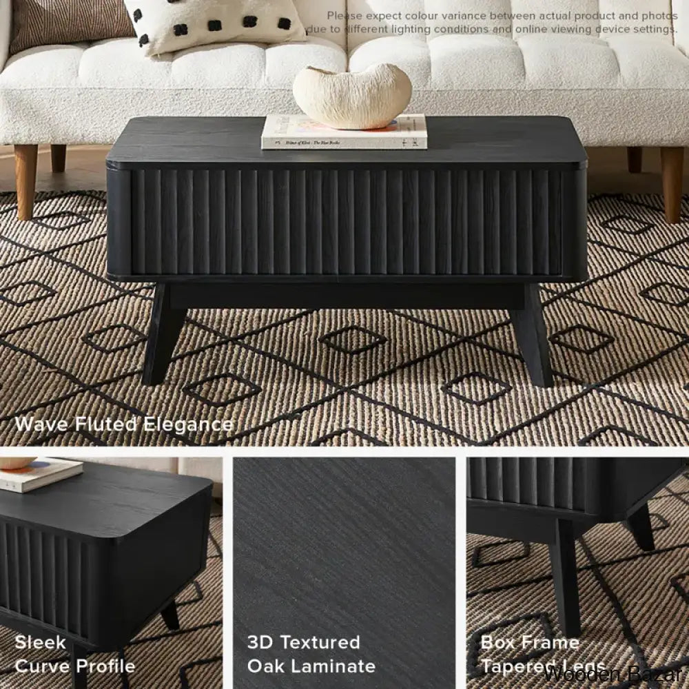 Dorcus Modern Coffee Table And Center Table - Wooden Bazar