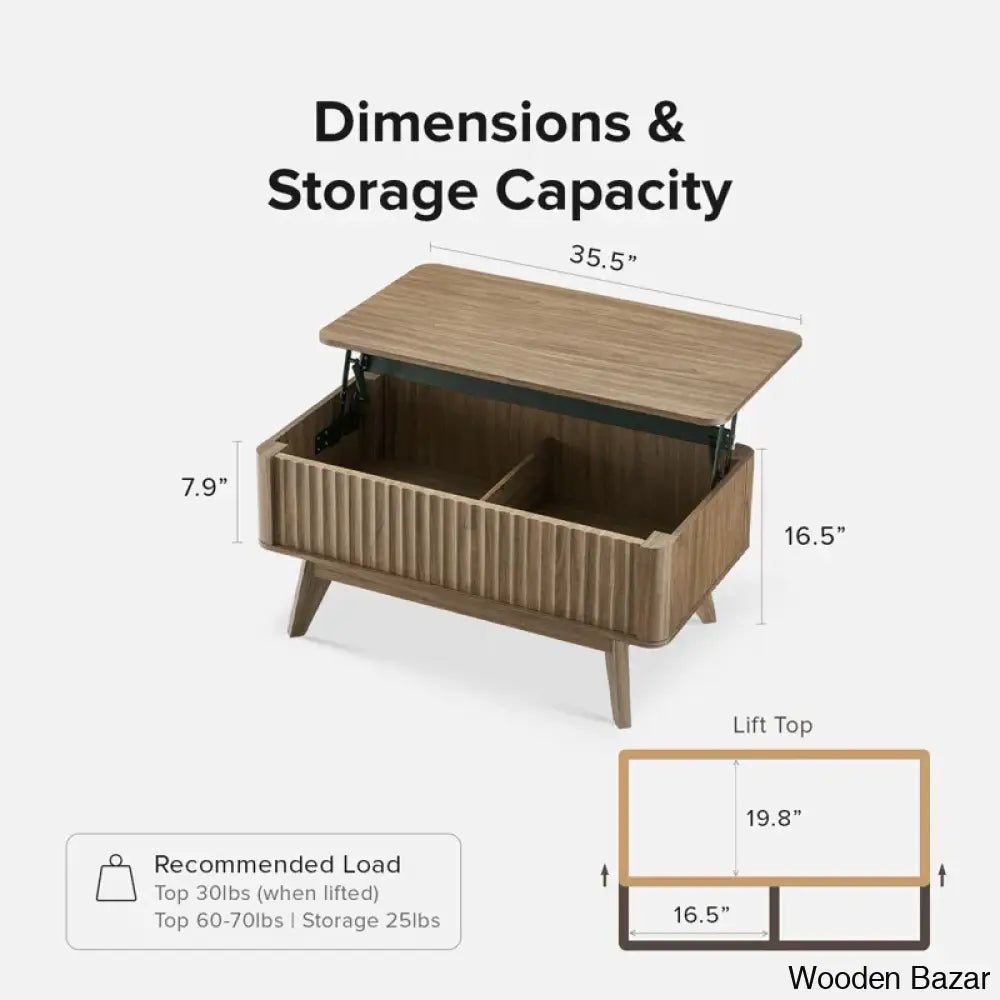 Dorcus Modern Coffee Table And Center Table - Wooden Bazar