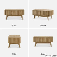 Dorcus Modern Coffee Table And Center Table - Wooden Bazar