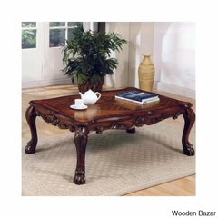 Dowlene Solid Wood Coffee And Center Table