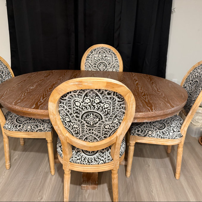 Callington 4-Piece Round Extendable Dining Set