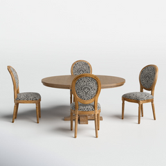 Callington 4-Piece Round Extendable Dining Set