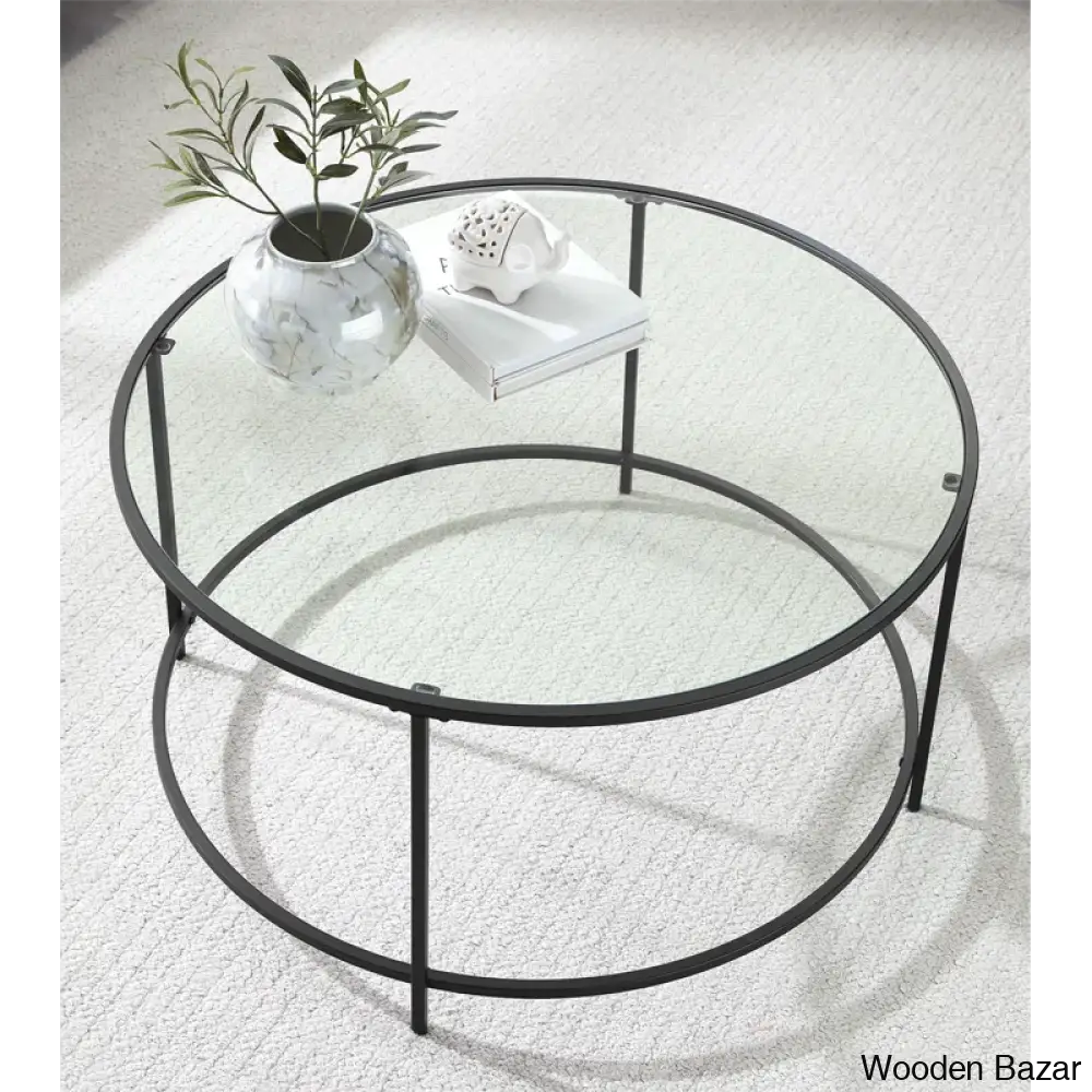 Doyntone Glass Top Coffee And Center Table