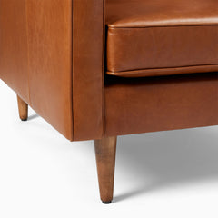 Eiaon Leather Chair - Wooden Bazar