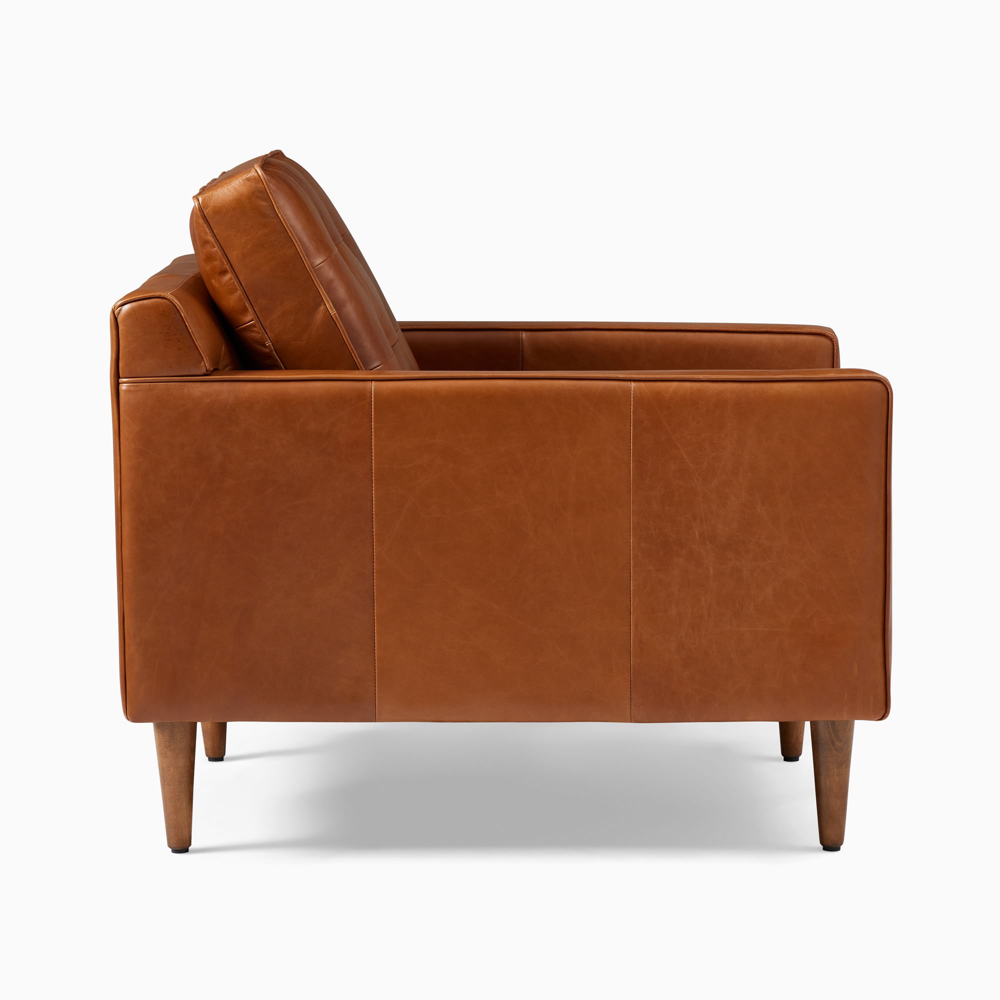 Eiaon Leather Chair - Wooden Bazar