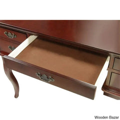 Drake Vanity Dressing Table With Mirror And Stool