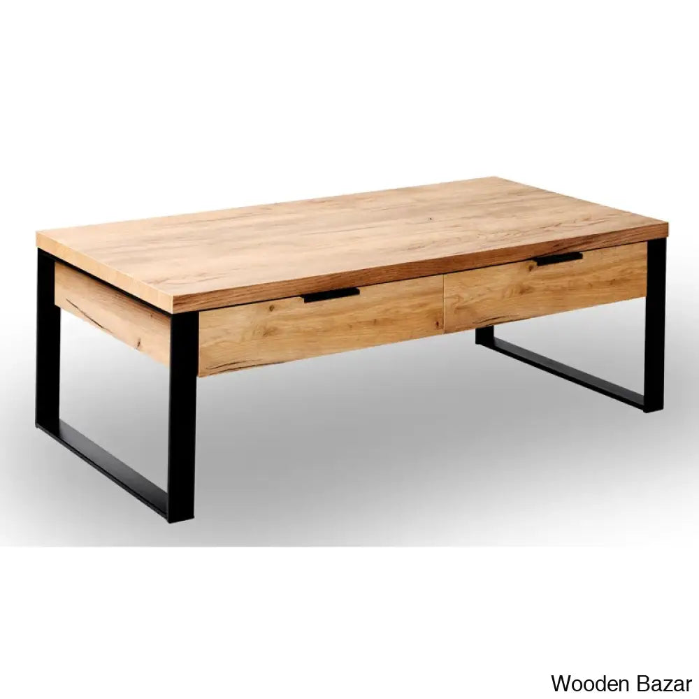 Drayleny Coffee And Center Table Core Oak