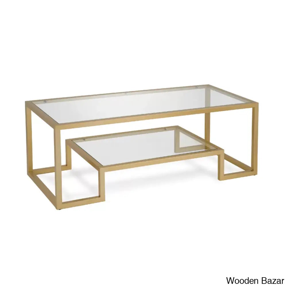 Dren Glass Top Coffee And Center Table