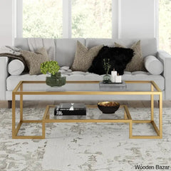 Dren Glass Top Coffee And Center Table