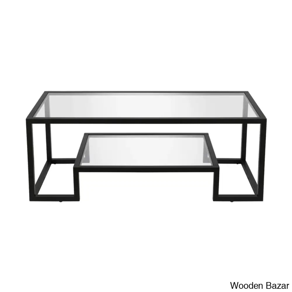 Dren Glass Top Coffee And Center Table