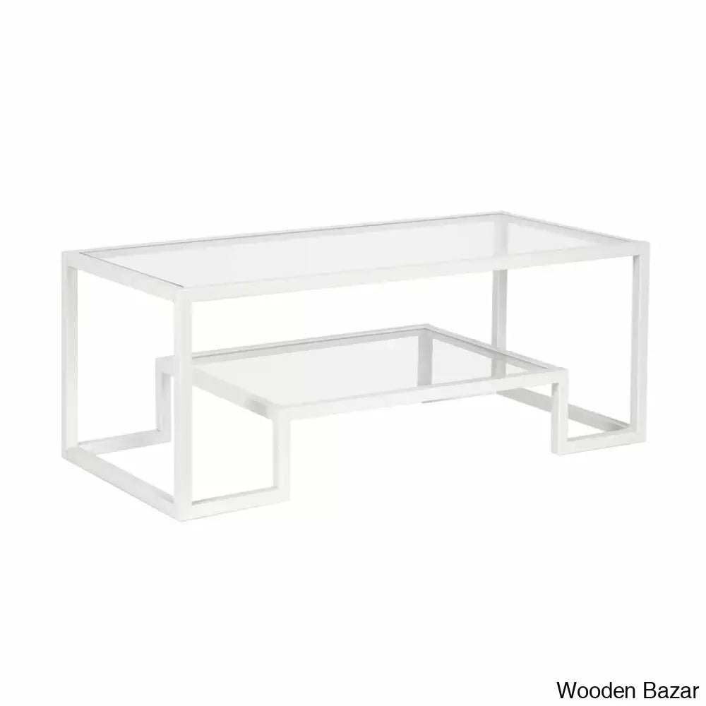 Dren Glass Top Coffee And Center Table