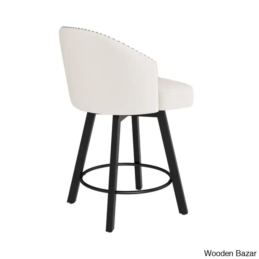 Drisha Swivel 25.98’’ Counter And Bar Stool (Set Of 3)