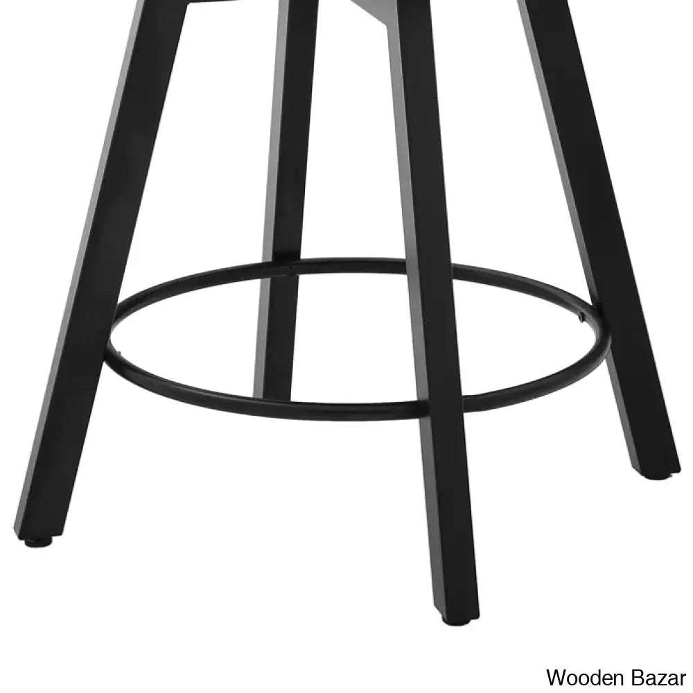 Drisha Swivel 25.98’’ Counter And Bar Stool (Set Of 3)