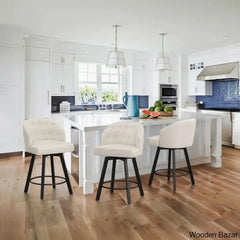 Drishf Swivel 25.98’’ Counter And Bar Stool (Set Of 3)