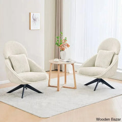 Drony Best Swivel Accent Chair With Pillow Comfy Lounge